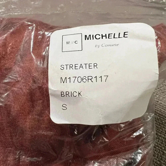 NWT Michelle by Comune Backless Drapey Streater Brick Maxi Dress Size S - Picture 3 of 3